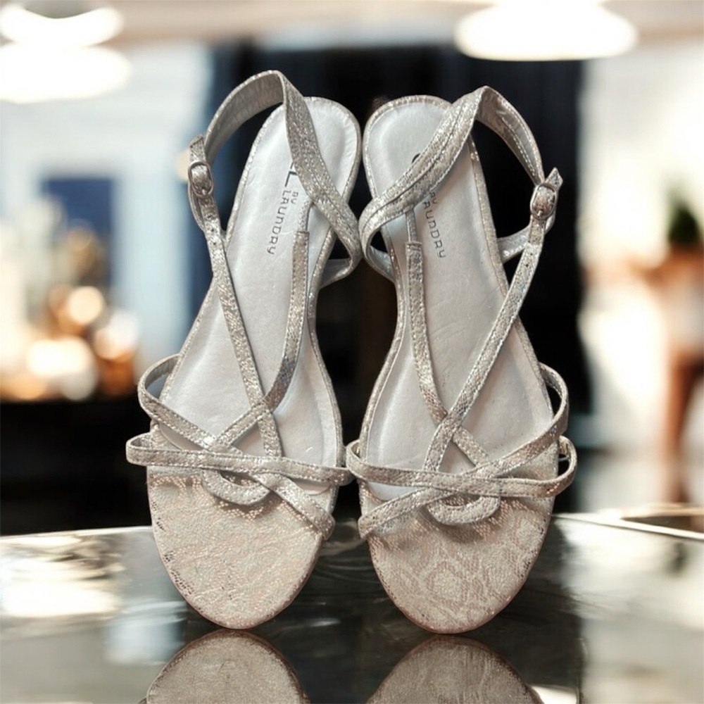 Silver Dress Sandal Size 10